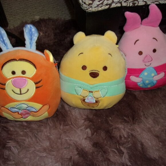 Squishmallows Other - Disney Easter Squishmallow Winnie the Pooh Bundle New
